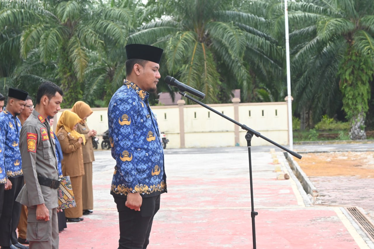 Apel Gabungan di Halaman Kantor Camat Bandar Laksamana