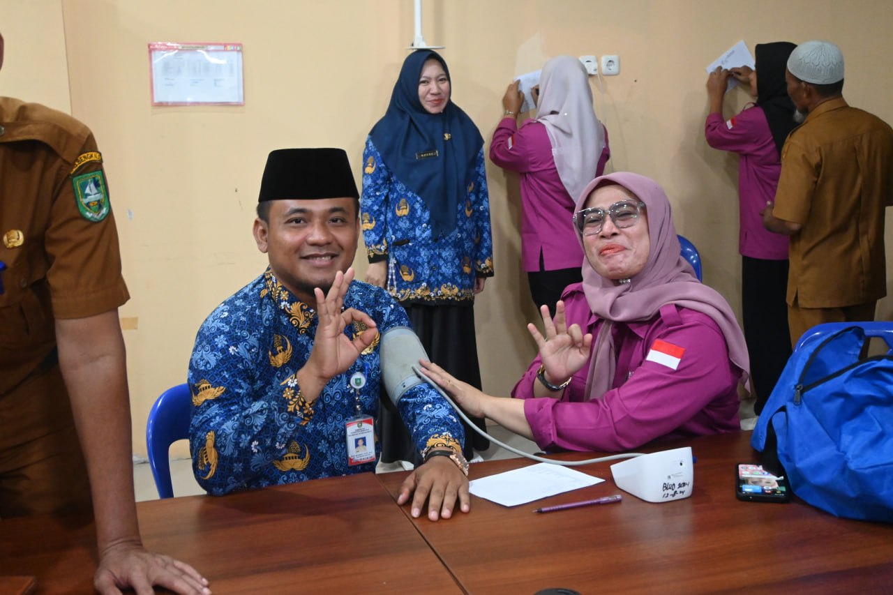 Cek Kesehatan Gratis (CKG) di Kantor Camat Bandar Laksamana