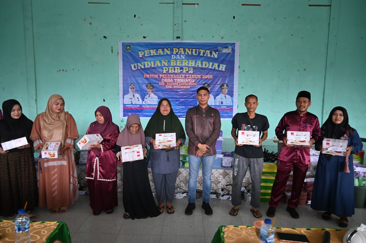 Pekan Panutan dan Undian Berhadiah PBB-P2 Desa Temiang